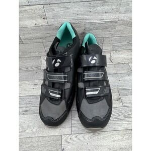 Bontrager Evoke MTB WSD Black Gray Cycling Shoes Womens 8.5 40 435860